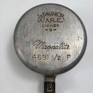 Vtg Wagner Ware‎ Magnalite 4681 1/2 P Saucepan Pot Black Handle Aluminum